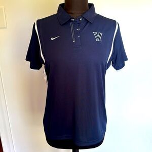 Nike Villanova University Navy and White Polo